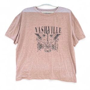 Alternative Apparel Nashville Graphic Women's Tan Tee